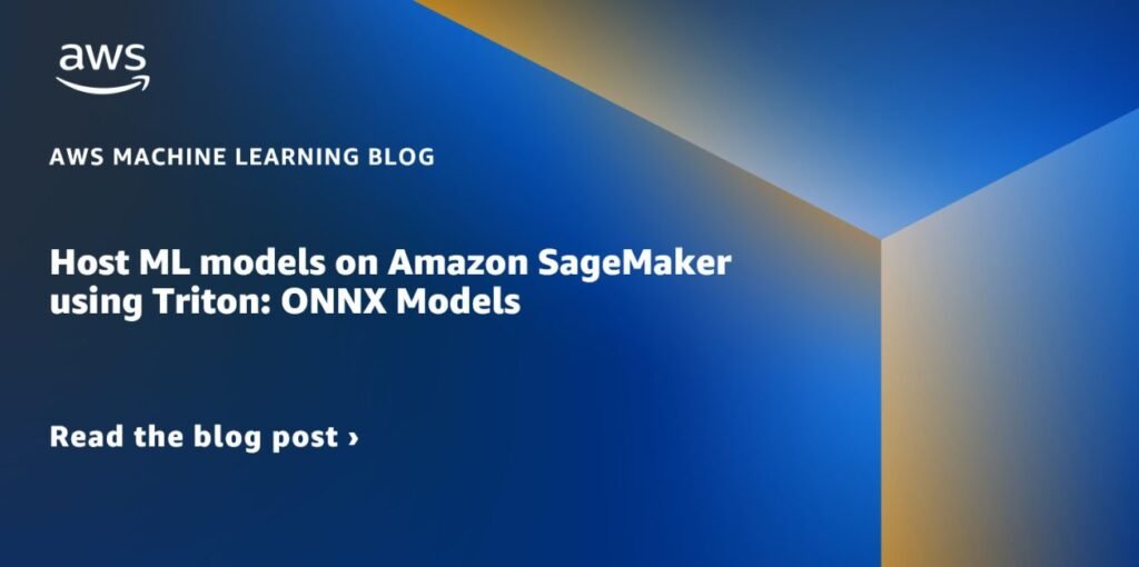 Host ML models on Amazon SageMaker using Triton: ONNX Models