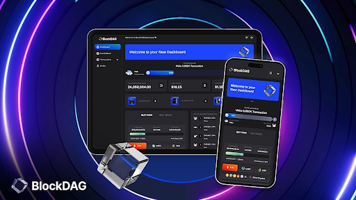 BlockDAG’s New Dashboard Shows Real-Time Transaction Tracking as Presale Tops $28M; ADA & Render Network See Bullish Predictions