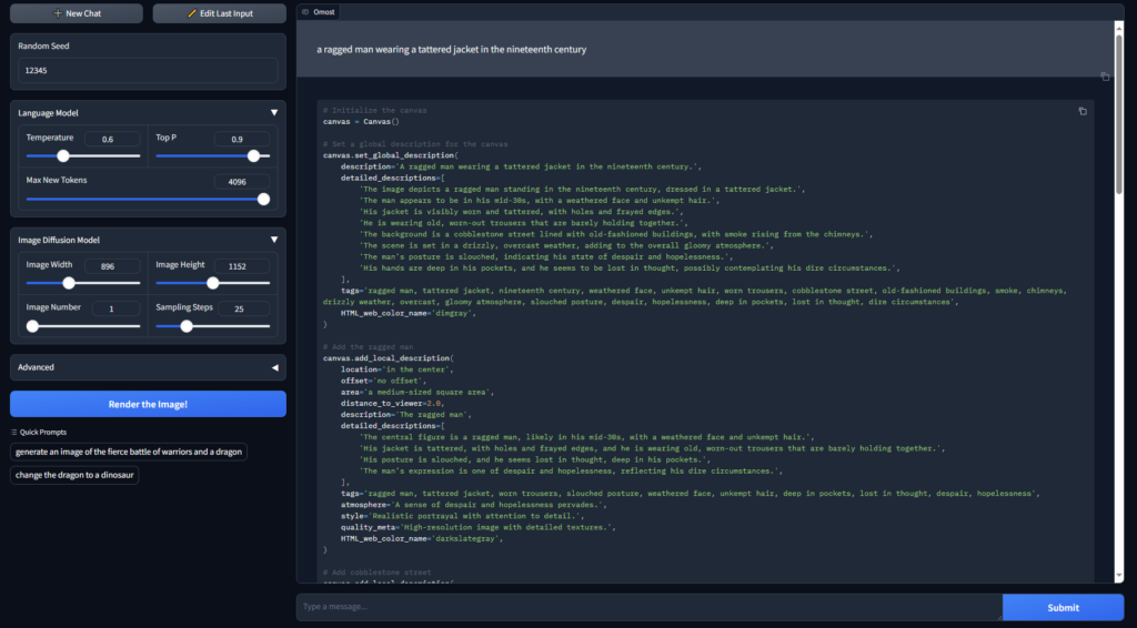 Omost: An AI Project that Transfors LLM Coding Capabilities into Image Composition