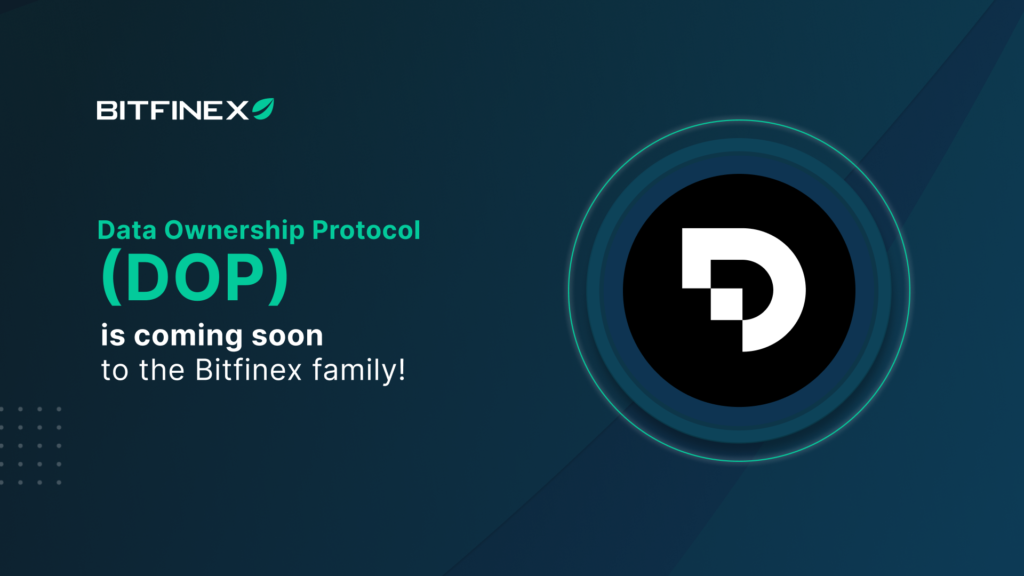 Bitfinex Among First to List DOP, Native Token of Data Ownership Protocol