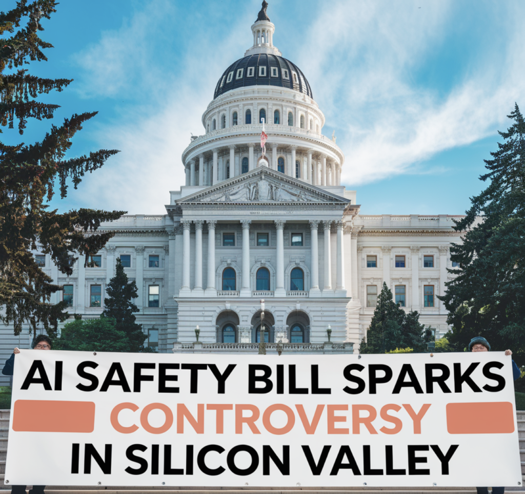 California's AI Safety Bill Sparks Controversy in Silicon Valley