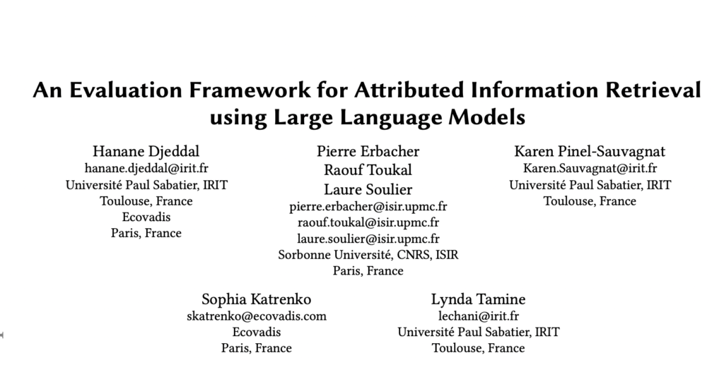 An Extensible Open-Source AI Framework to Benchmark Attributable Information-Seeking Using Representative LLM-based Approaches