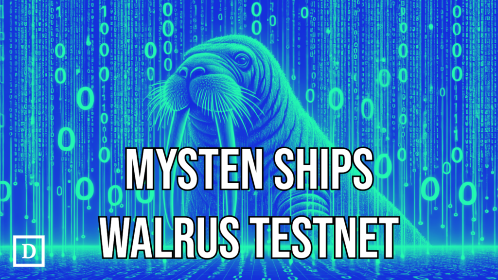 Sui’s Mysten Labs Launches Walrus Data Storage Network On Testnet