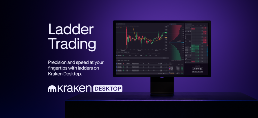 Streamline your order management with ladder trading on Kraken Desktop