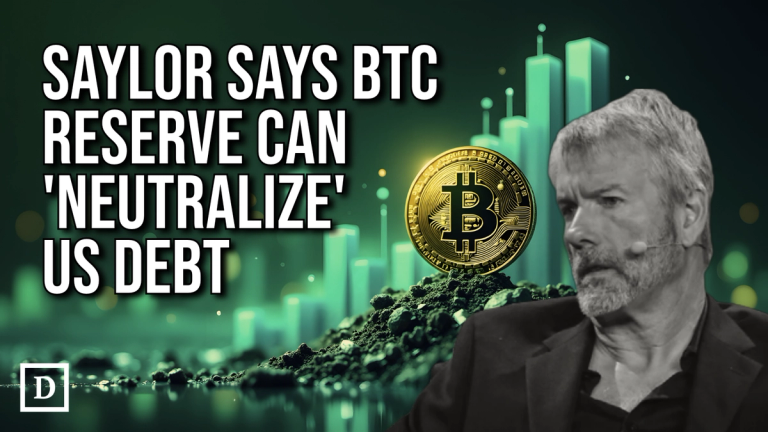 Michael Saylor Proposes to ‘Neutralize” the National Debt With a Strategic Bitcoin Reserve