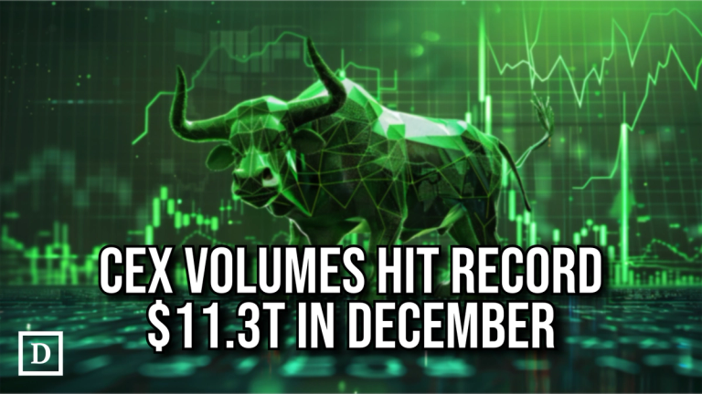 Crypto Trading Volumes on Centralized Exchanges Reached Record $11.3 Trillion in December