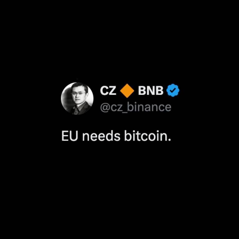 Former Binance CEO CZ Says EU Needs Bitcoin