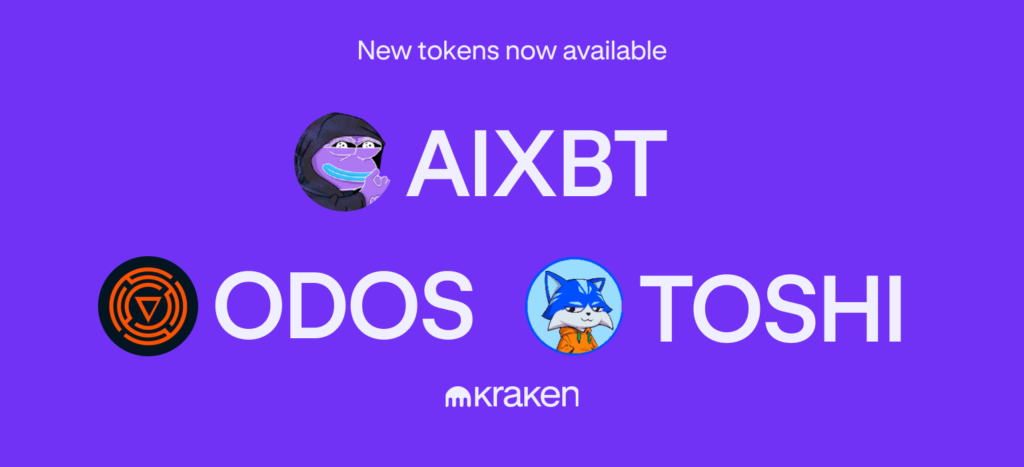 AIXBT, ODOS and TOSHI are available for trading!