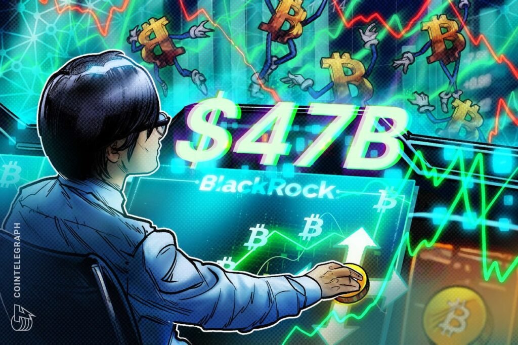 BlackRock now holds over 567,000 BTC, valued at over $47 billion