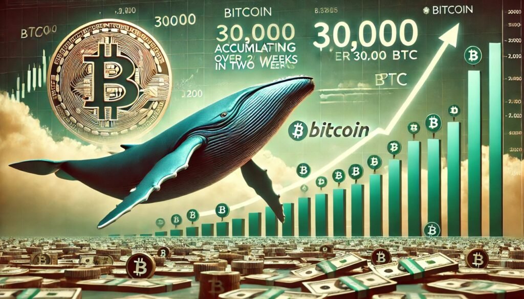 Bitcoin Whales Have Bought Over 30,000 BTC In Two Weeks – Sign Of A Coming Impulse?