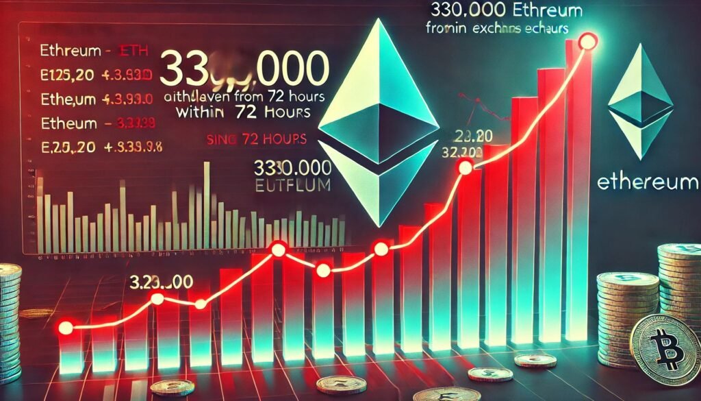 330,000 Ethereum Withdrawn From Exchanges In 72 Hours – Supply Squeeze Incoming?