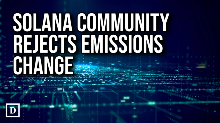 Solana Community Rejects SIMD-228 Proposal to Reduce Token Emissions